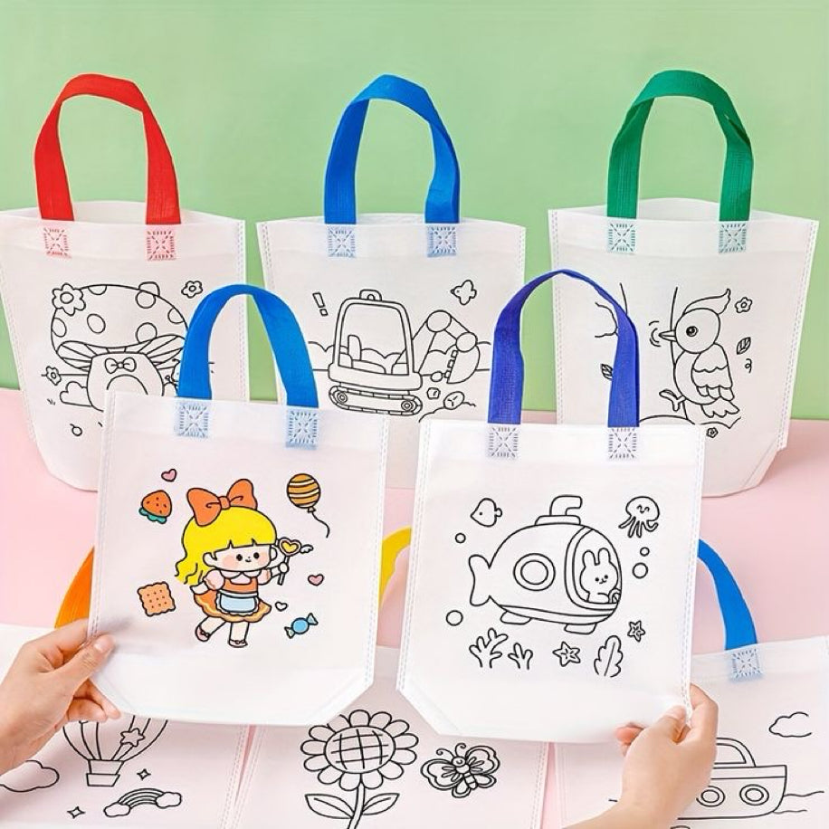 Çocuklar için Çanta Boyama Seti