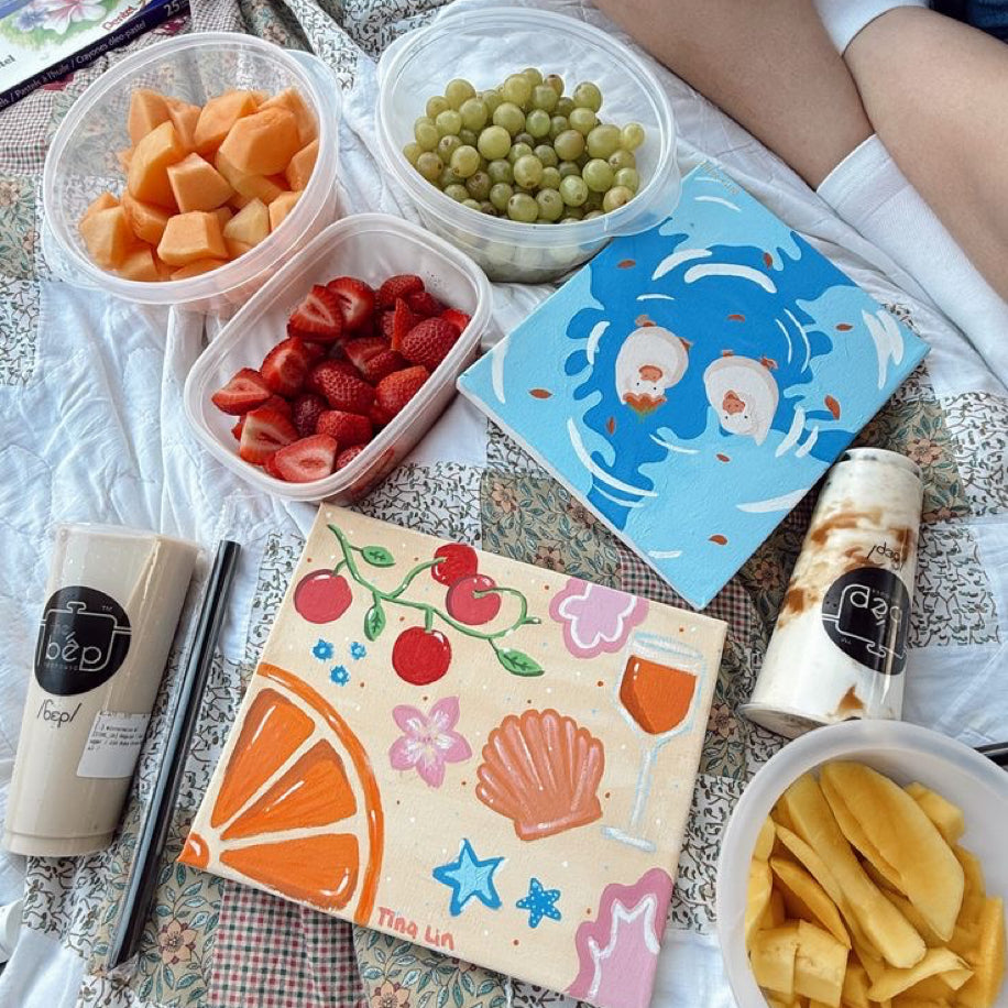 Çiftler İçin Tuval Seti