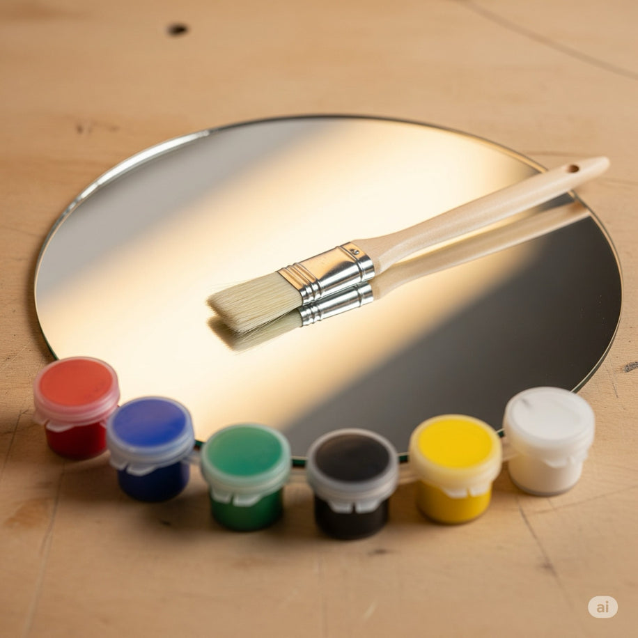 Yuvarlak Ayna Boyama Seti